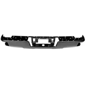 GMC Pickup Denali 1500/Pickup Sierra 1500 Bumper Face Bar Rear Black Paint-to-Match With corner Step Without Sensor 2014-2018