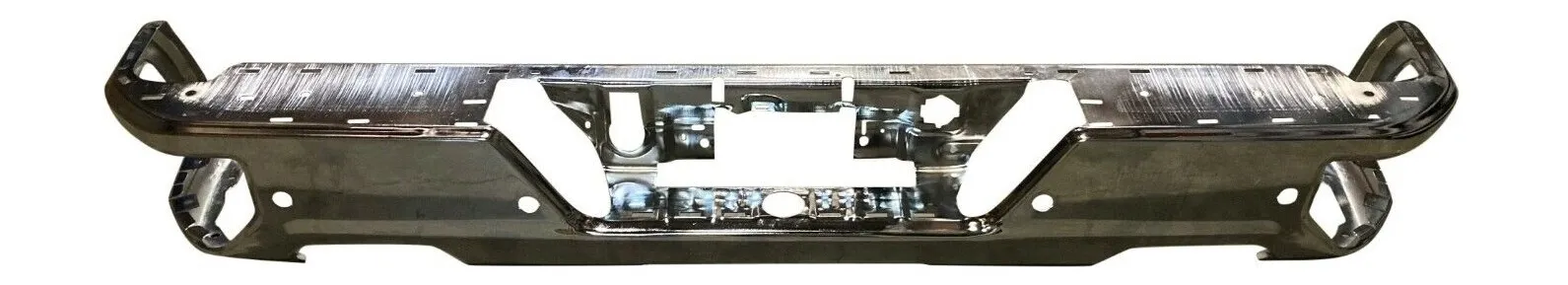 Chevy Silverado Pickup 1500 LMTD Bumper Face Bar Rear Steel Chrome With blind SPOTS/Sensor/Dual Exhaust 2022