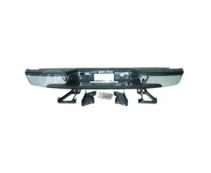 GMC Sierra Pickup Classic Bumper Rear Assembly Chrome With brackets/pads 1500 Series Fleetside Models 2007
