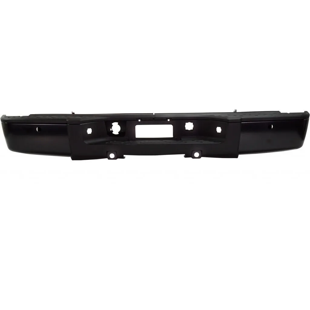 GMC Sierra Pickup Hybrid Bumper Rear Assembly Black Edp With rebar/end Caps/outer Pads/sensor 2009-2013