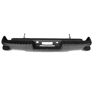 GMC Pickup Denali 1500/Pickup Sierra 1500 Bumper Rear Assembly Black With corner Step Without Sensor 2014-2018