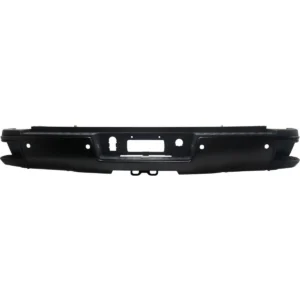 Chevy Silverado Pickup 2500 Bumper Rear Assembly Black Paint-to-Match With Sensor 2015-2019