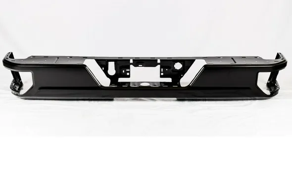 Chevy Silverado Pickup 1500 LMTD Bumper Rear Assembly Chrome With Sensor/Blind Spot Brackets (face Bar/pad/inserts/outer Support Brackets/blind SPOT/Sensor)/Single Exhaust 2022