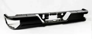 Chevy Silverado Pickup 2500 Bumper Rear Assembly Chrome With blind Spot Brackets/Park Assist Sensor/Single Exhaust/Dual Rear Wheels 2020-2025