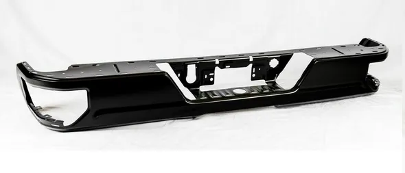 Chevy Silverado Pickup 3500 Bumper Rear Assembly Chrome With blind Spot Brackets/Park Assist Sensor/Single Exhaust/Dual Rear Wheels 2020-2025