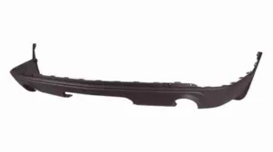 Chevrolet Traverse Bumper Rear Lower Dark Gray With DUAL Exhaust Hole Without Tow Without Sensor CAPA Certified 2013-2017