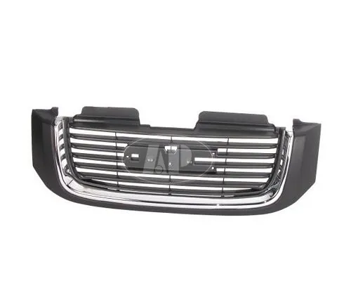 GMC Envoy 2002-2009/Envoy XUV 2004-2005 Grille Without Head Lamp Washer Hole Black/chrome Sle
