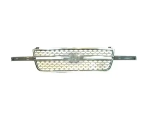 Chevy Silverado Pickup Hybrid Grille Chrome Frame With GRAY Honrycomb O5 Ss/center Bar Needs Wing Inserts 2006-2007