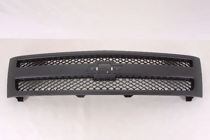 Chevy Silverado Pickup Hybrid Grille Painte Black 2009-2013