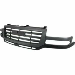 GMC Sierra Pickup Grille Paint-to-Match Black With GRAY Molding 2500HD/3500 | 2003-2007