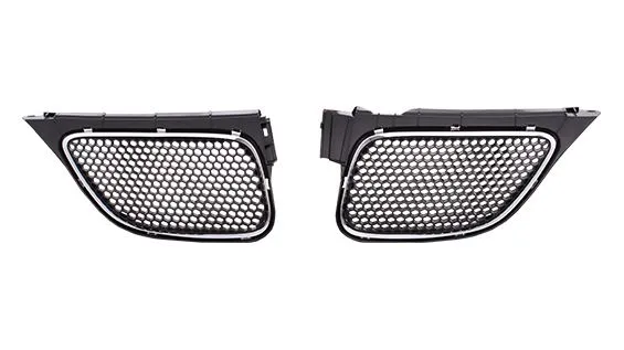 Pontiac VIBE Grille Driver Side Upper Matte-dark Gray With chrome Mldg 2005-2008