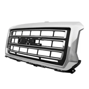 GMC Sierra Pickup 1500 Grille Chrome Frame/black Bars Base/sle/slt 2014-2015