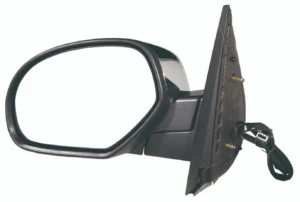 GMC Yukon XL/Yukon XL Denali Door Mirror Driver Side Power Heated With offroad Without Courtesy Without Signal Chrome Cap 2007-2014