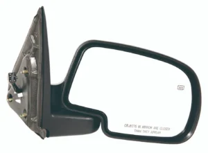 Chevrolet Suburban 2000-2002/Pickup Denali 1500 2002/Pickup Sierra 2001-2002 Door Mirror Passenger Side Power Heated With manual Folding With puddle Lamp Textured With smooth Cap With OFF Road