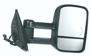 Chevy Silverado Pickup 25-3500 Door Mirror Passenger Side Power Heated Texxtured Trailer Tow TYPE Telescopic With signal Manual Folding 2011-2014