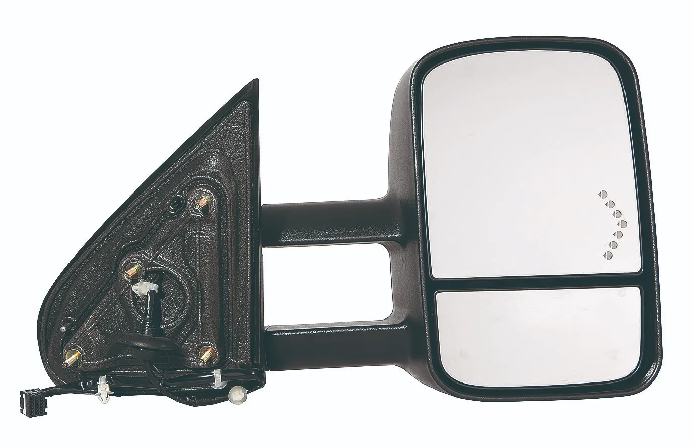 GMC Pickup Denali 3500 2015-2019/Pickup Sierra 1500 2014-2019 Door Mirror Passenger Side Power Manual Fold/dual Lens/htd With signal Trailer Tow TYPE