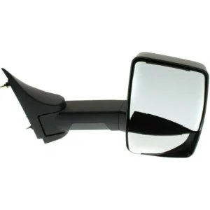 Chevrolet VAN Chevy Express/GMC VAN Savana Door Mirror Passenger Side Manual Textured With TOW/Long Arm For 96INCH Wide And Over Models 2003-2023