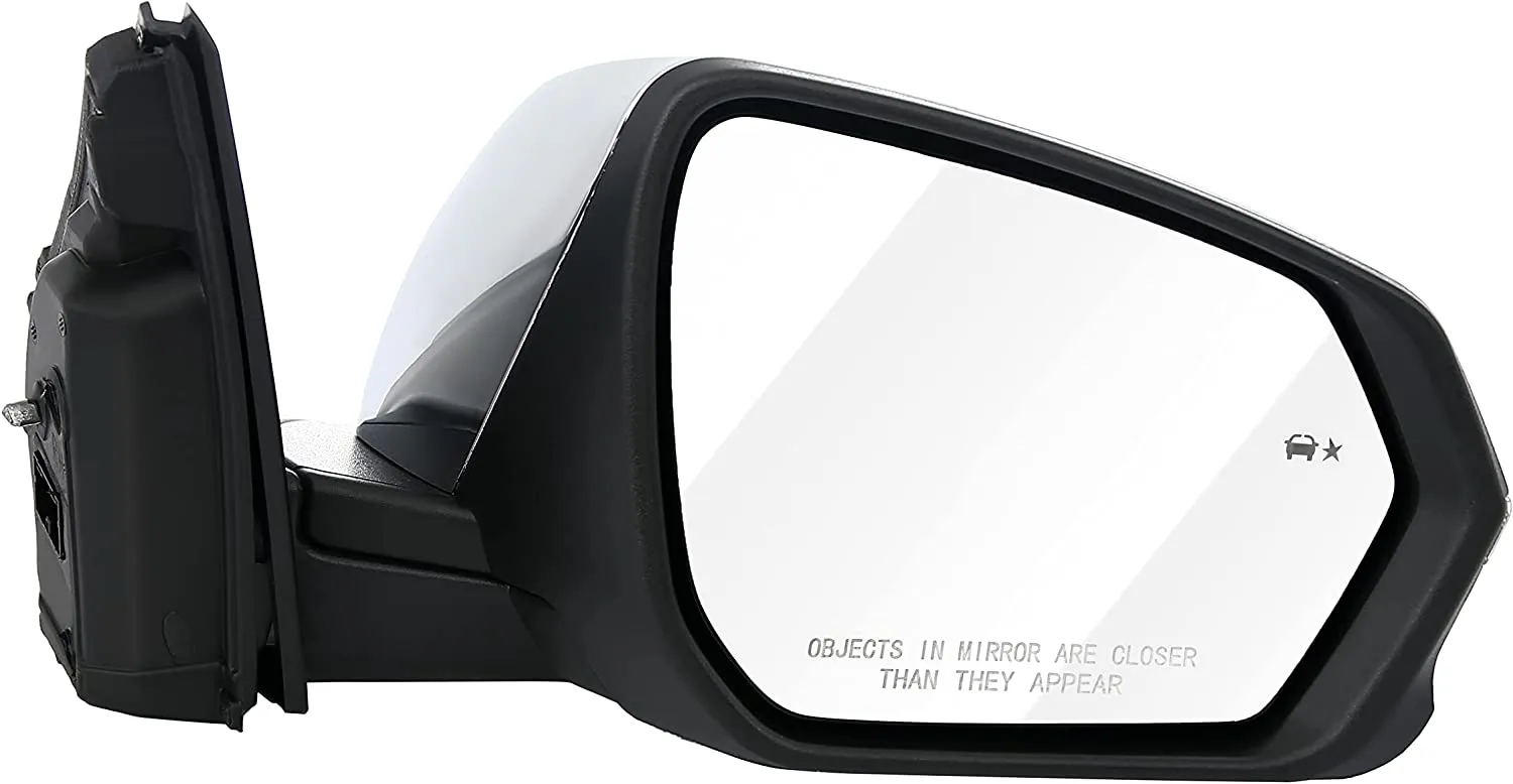 Chevrolet/GMC Equinox/Terrain Door Mirror Passenger Side Power Heated Chrome With blind Spot/signal 2018-2023