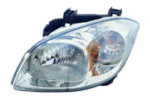 Chevrolet Cobalt Head Lamp Driver Side Smokey Housing With brkt/Clear Lens High Quality 2005-2010