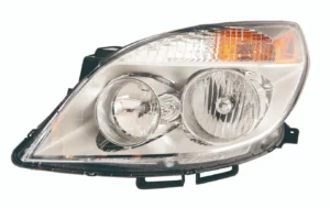 Saturn AURA Head Lamp Driver Side Without High Beam Heat Shield From 4/12/07 CAPA Certified 2008-2009