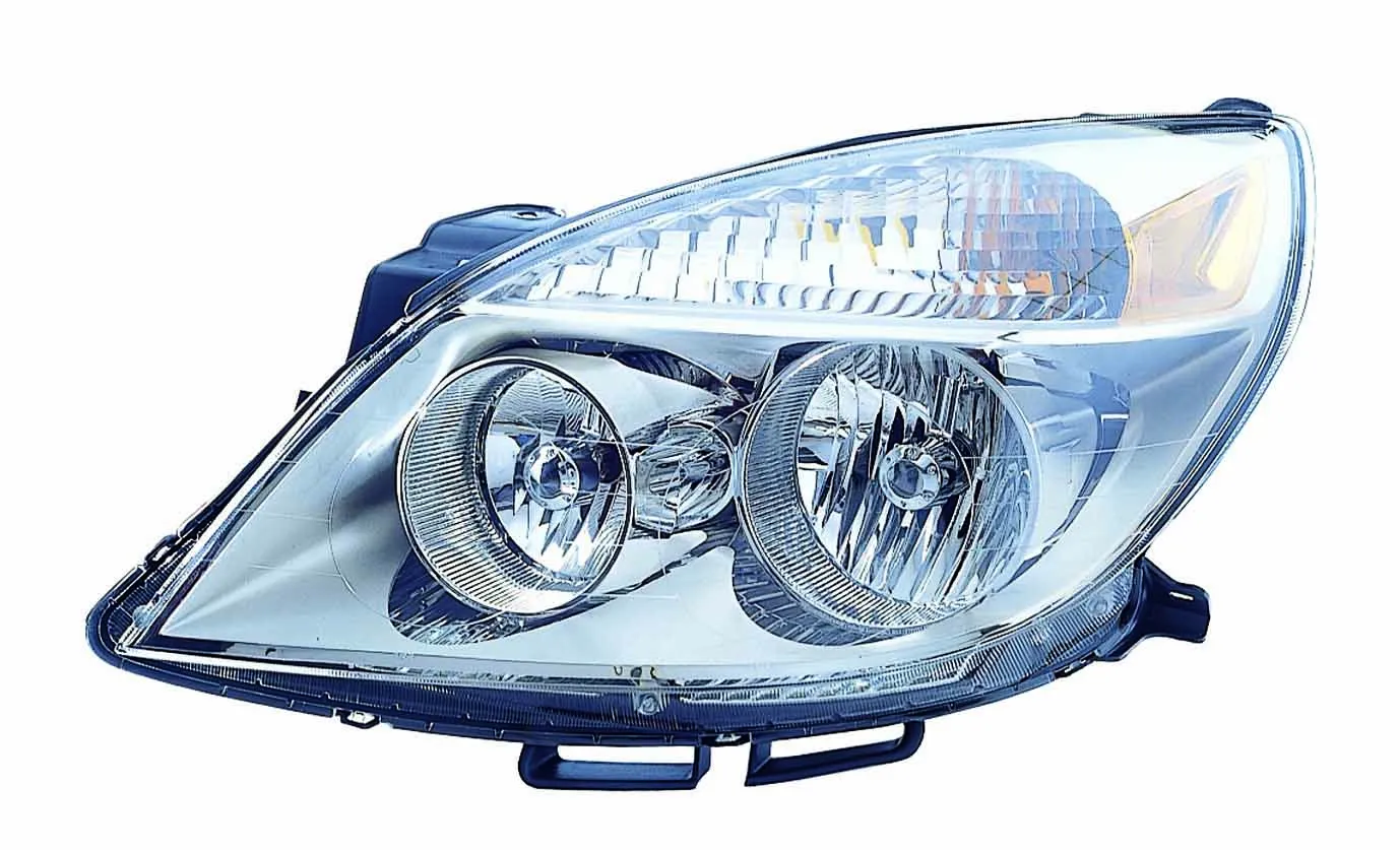 Saturn AURA Head Lamp Driver Side 1ST Design With BULB Shield For High Beam To 04/11/07 High Quality 2007