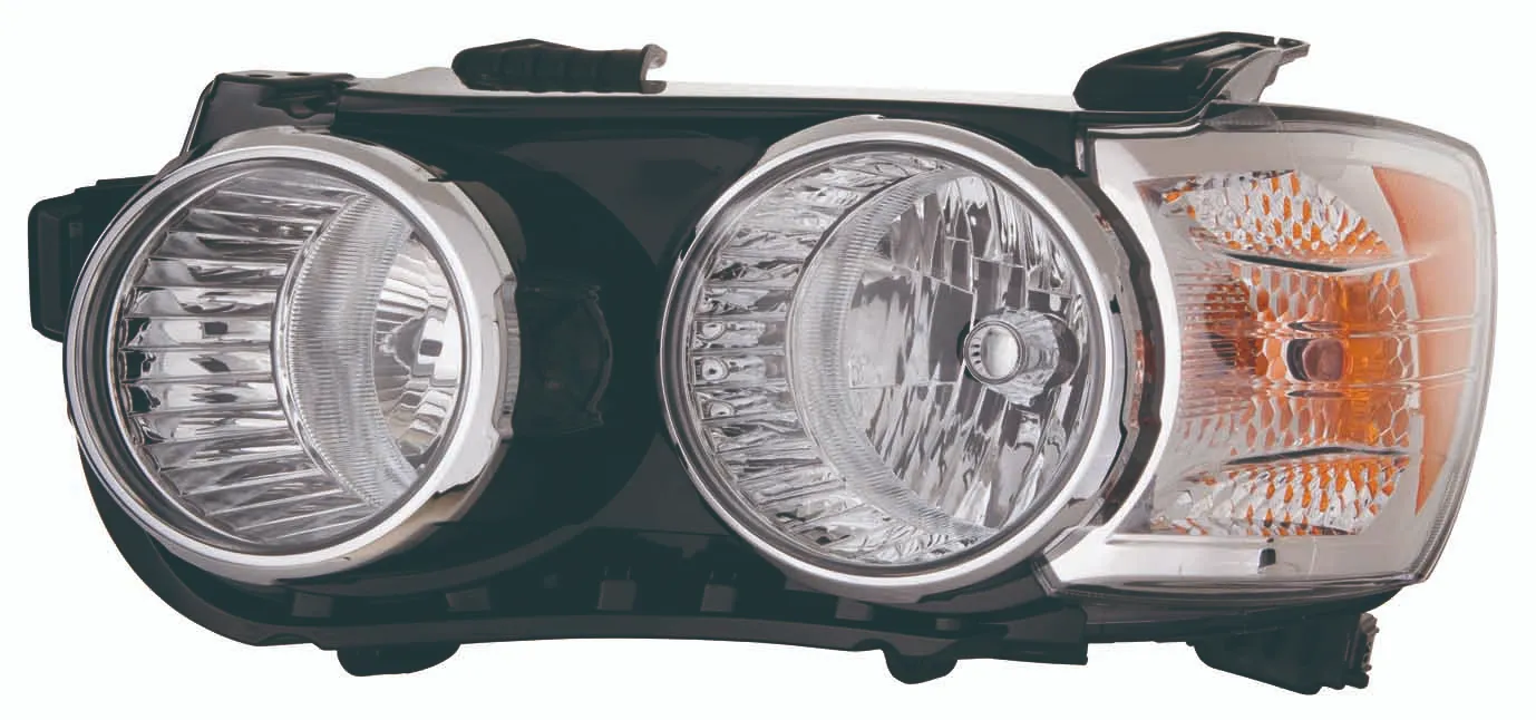 Chevrolet Sonic Hatchback/Sonic Sedan Head Lamp Driver Side Without Chrome Trim CAPA Certified 2012-2016