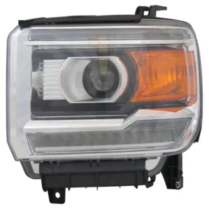 GMC Sierra Pickup 1500 2014-2015/Pickup Sierra 2500 2015 Head Lamp Driver Side Halogen With LED Chrome High Quality