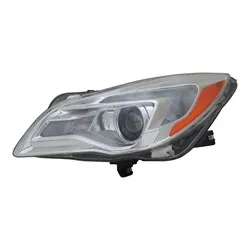 Buick Regal Head Lamp Driver Side Halogen With Blue Ring Around Lens High Quality 2014-2017