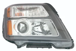 GMC Terrain Head Lamp Driver Side Halogen Denali Model Black Bezel High Quality 2016-2017