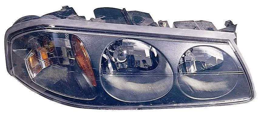Chevrolet Impala Head Lamp Passenger Side Black Bezel With center Bulb Shield To Feb 5TH 2004 High Quality 2000-2004