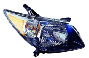 Pontiac VIBE Head Lamp Passenger Side Black Housing High Quality 2003-2004