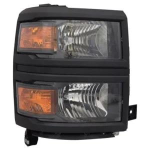 Chevy Silverado Pickup 1500 Head Lamp Passenger Side Ls Model Black High Quality 2014-2015