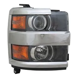 Chevy Silverado Pickup 3500 Head Lamp Passenger Side With chrome Trim High Quality 2015-2019