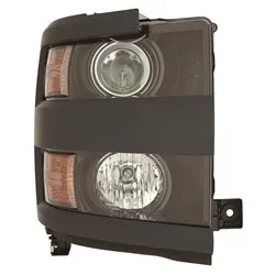 Chevy Silverado Pickup 3500 Head Lamp Passenger Side With PTM Bezel High Quality 2015-2019