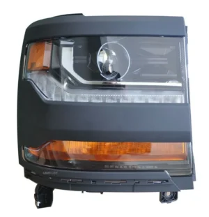 Chevy Silverado Pickup 1500 Head Lamp Passenger Side Hid Paint-to-Match 2016-2018