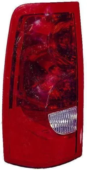 Chevy Silverado Pickup Tail Lamp Driver Side For Fleetside Models Excludes 3500 CAPA Certified 2003