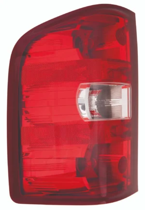 Chevy Silverado Pickup Tail Lamp Driver Side 2ND Design For All 2500/3500 Dually Models/2ND Design 2010 1500/All 2011 1500 High Quality 2010-2011