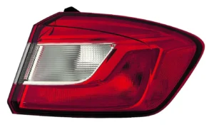 Chevrolet Cruze Sedan Tail Lamp Passenger Side Black Housing Without LED CAPA Certified 2018-2019