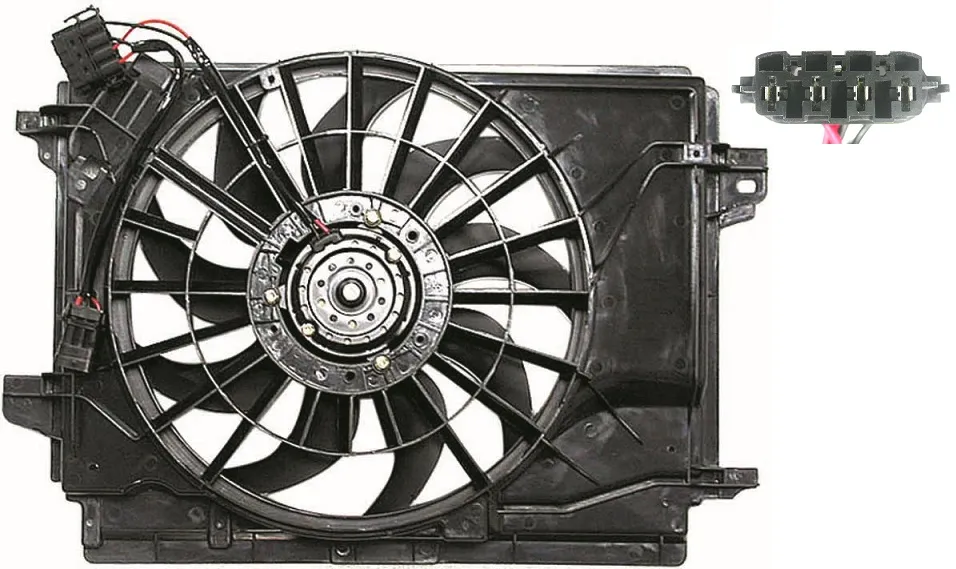 Chevrolet Corvette Cooling Fan Assembly 2005-2010