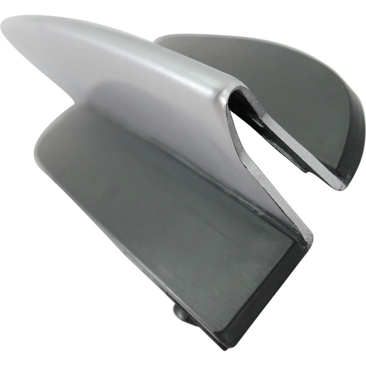 Honda Civic Coupe Fog Lamp Cover Front Passenger Side Matte-black Partial Ptd-silver 2009-2011