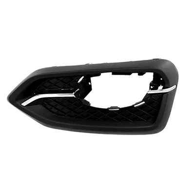 Honda Civic Coupe Fog Lamp Bezel Front Passenger Side Chrome/black Without Trim Ring Excludes SI Models 2014-2015