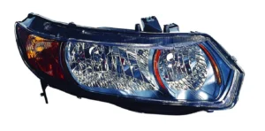 Honda Civic Coupe Head Lamp Driver Side 6 Speed 2.0L CAPA Certified 2006-2009