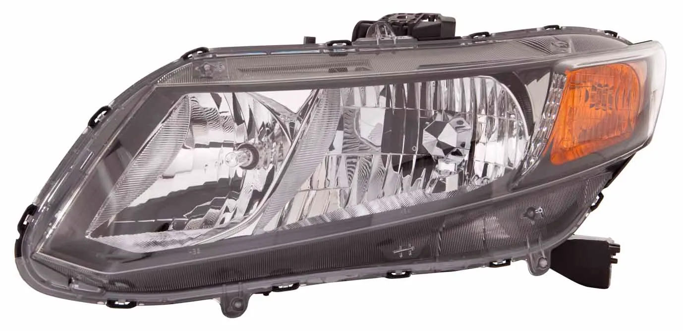 Honda Civic Coupe/Civic Sedan Head Lamp Driver Side CAPA Certified 2012