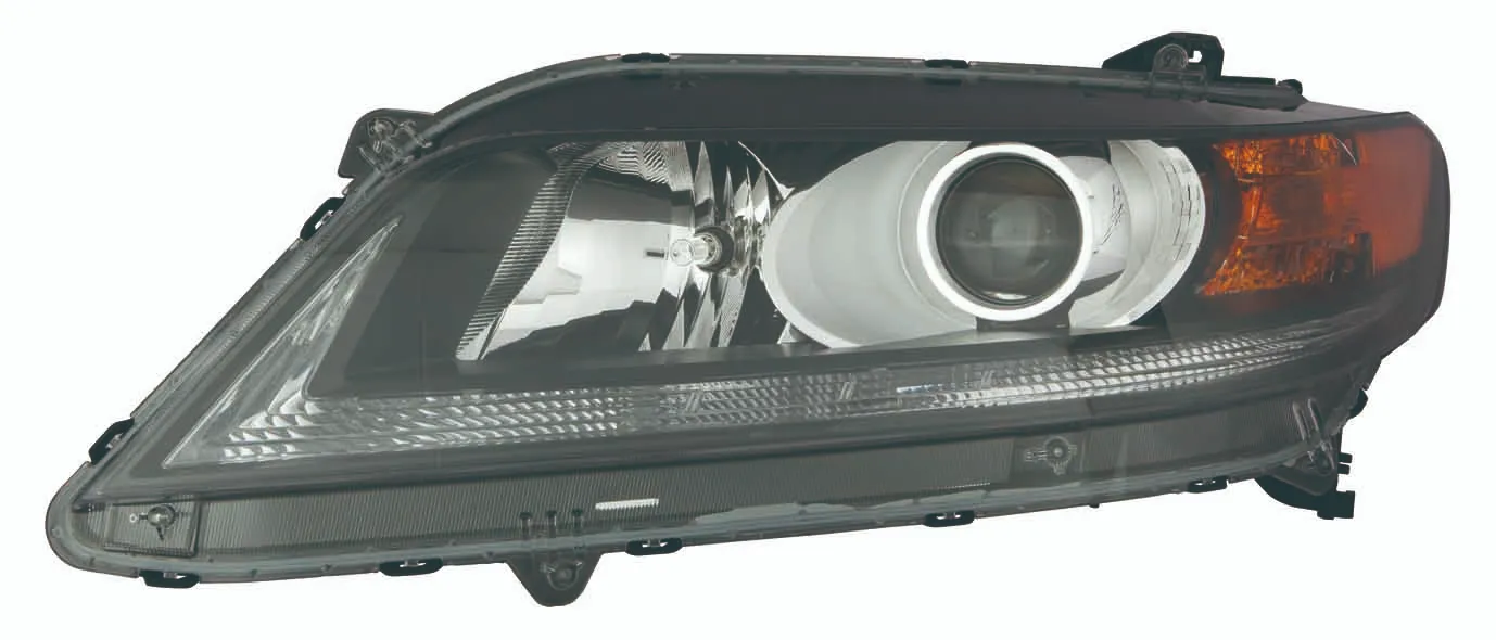 Honda Accord Coupe Head Lamp Driver Side 4 Cyl Halogen CAPA Certified 2013-2015