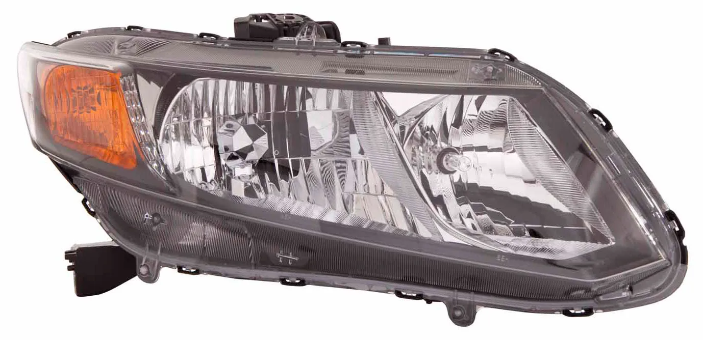 Honda Civic Coupe/Civic Sedan Head Lamp Passenger Side CAPA Certified 2012