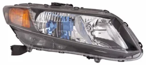 Honda Civic Hybrid Head Lamp Passenger Side 2012