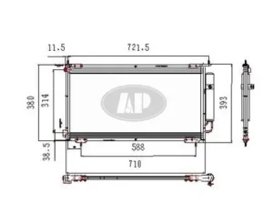 Honda CRV Condenser (3112/3148) 2002-2006