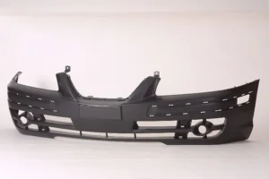 Hyundai Elantra Bumper Front Black With Bumper Strip Holes 2004-2006
