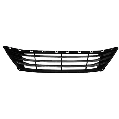 Hyundai Elantra Sedan Grille Lower Korea Built Black With three Chrome Bars 2014-2016