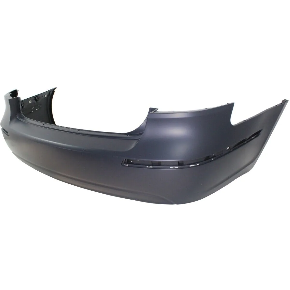 Hyundai Sonata Bumper Rear 2.4L Single Exhaust With moulding Primed 2009-2010